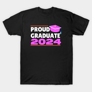 proud graduate 2024 senior gift for her T-Shirt